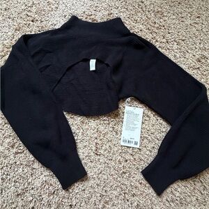 Lululemon Mockneck Knit Bolero Shrug M